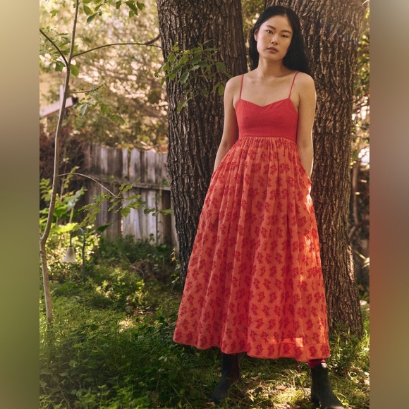 THE GREAT The Camelia Dress in BegoniaSize 2US M